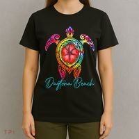 Daytona Beach Florida Tie Dye Sea Turtle Vacation 2025 T-Shirt thumb 4