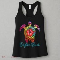 Daytona Beach Florida Tie Dye Sea Turtle Vacation 2025 Women's Tank Top thumb 3