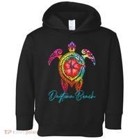 Daytona Beach Florida Tie Dye Sea Turtle Vacation 2025 Toddler Hoodie thumb 0