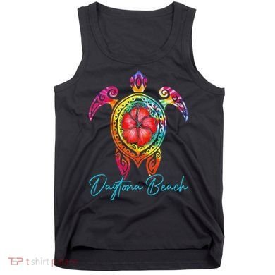 Daytona Beach Florida Tie Dye Sea Turtle Vacation 2025 Tank Top