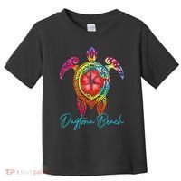 Daytona Beach Florida Tie Dye Sea Turtle Vacation 2025 Toddler T-Shirt thumb 0