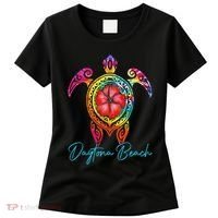 Daytona Beach Florida Tie Dye Sea Turtle Vacation 2025 Women's T-Shirt thumb 0