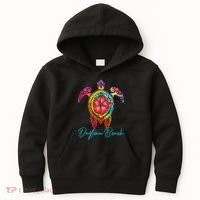 Daytona Beach Florida Tie Dye Sea Turtle Vacation 2025 Kids Hoodie thumb 0