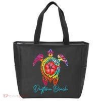 Daytona Beach Florida Tie Dye Sea Turtle Vacation 2025 Tote Bag thumb 0