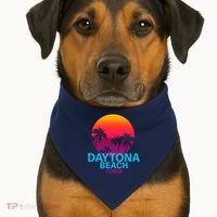 Daytona Beach Florida USA-Made Doggie Bandana thumb 1