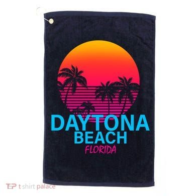 Daytona Beach Florida Golf Towel