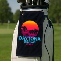 Daytona Beach Florida Golf Towel thumb 2