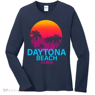 Daytona Beach Florida Women's Long Sleeve Shirt