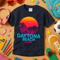 Daytona Beach Florida Kids T-Shirt thumb 3