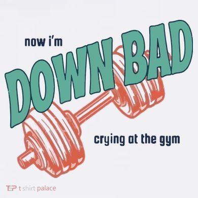 Down Bad Funny Crying At The Gym Yupoong Adult 5-Panel Trucker Hat