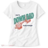 Down Bad Funny Crying At The Gym Women's T-Shirt thumb 0