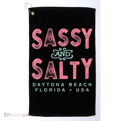 Daytona Beach Florida Souvenir Golf Towel