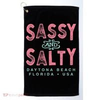 Daytona Beach Florida Souvenir Golf Towel thumb 0