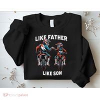 Dirt Bike Family Father Son Motocross Off Road Mx Dad Sweatshirt thumb 2