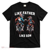 Dirt Bike Family Father Son Motocross Off Road Mx Dad T-Shirt thumb 0