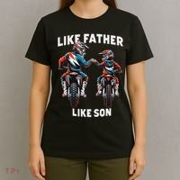 Dirt Bike Family Father Son Motocross Off Road Mx Dad T-Shirt thumb 4