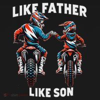 Dirt Bike Family Father Son Motocross Off Road Mx Dad T-Shirt thumb 7