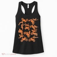 Dirt Bike Freestyle Fmx Motocross Rider Motorcycle Enduro Women's Tank Top thumb 0