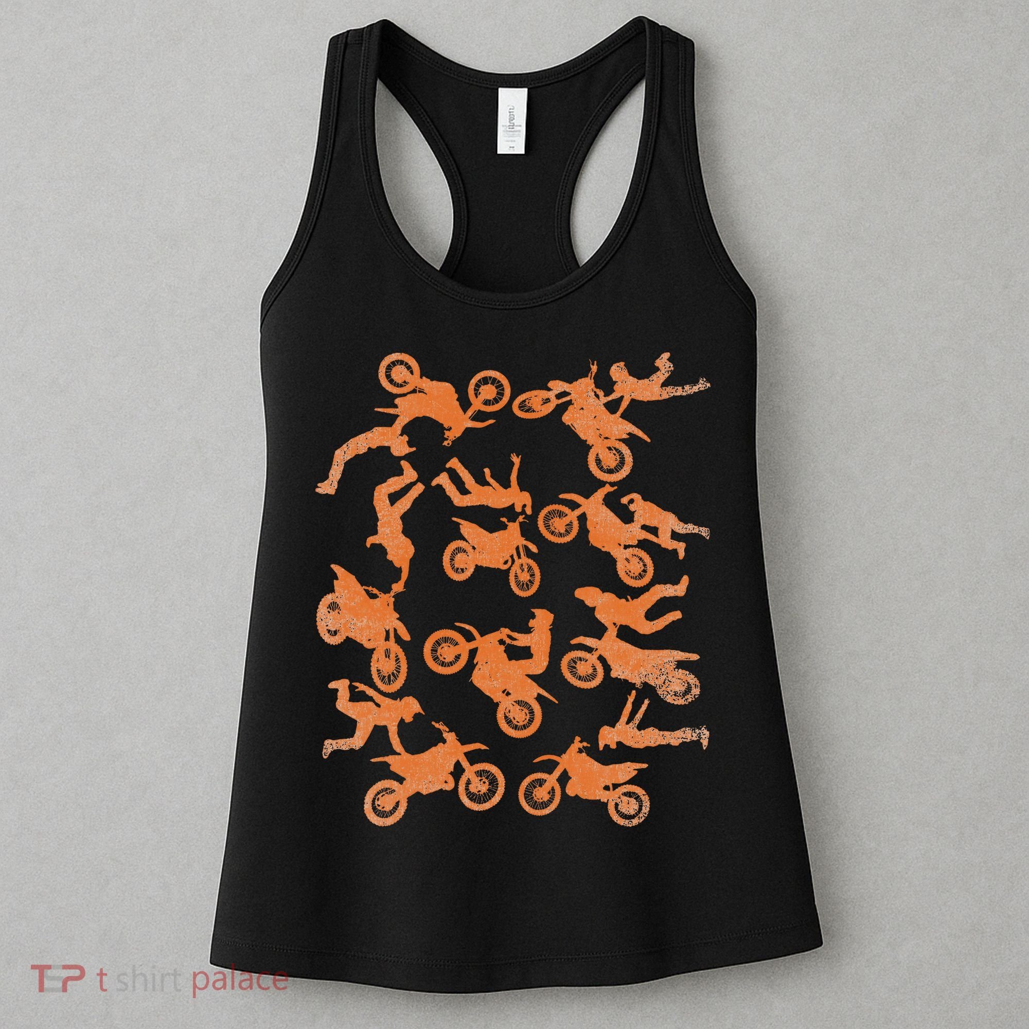 Dirt Bike Freestyle Fmx Motocross Rider Motorcycle Enduro Women's Tank Top