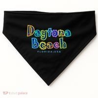 Daytona Beach Florida Souvenir Meaningful Gift USA-Made Doggie Bandana thumb 0