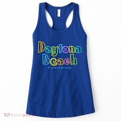 Daytona Beach Florida Souvenir Meaningful Gift Women's Tank Top