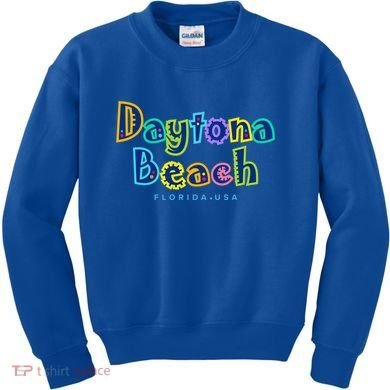 Daytona Beach Florida Souvenir Meaningful Gift Kids Sweatshirt