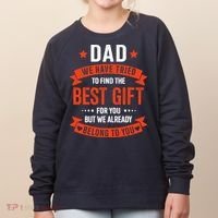 Dad Best Gift For Fathers Day Christmas Birthday Women's Sweatshirt thumb 0