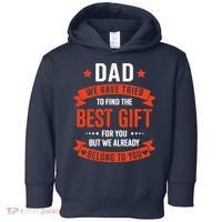 Dad Best Gift For Fathers Day Christmas Birthday Toddler Hoodie thumb 0
