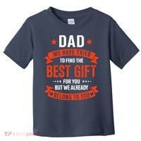 Dad Best Gift For Fathers Day Christmas Birthday Toddler T-Shirt thumb 0