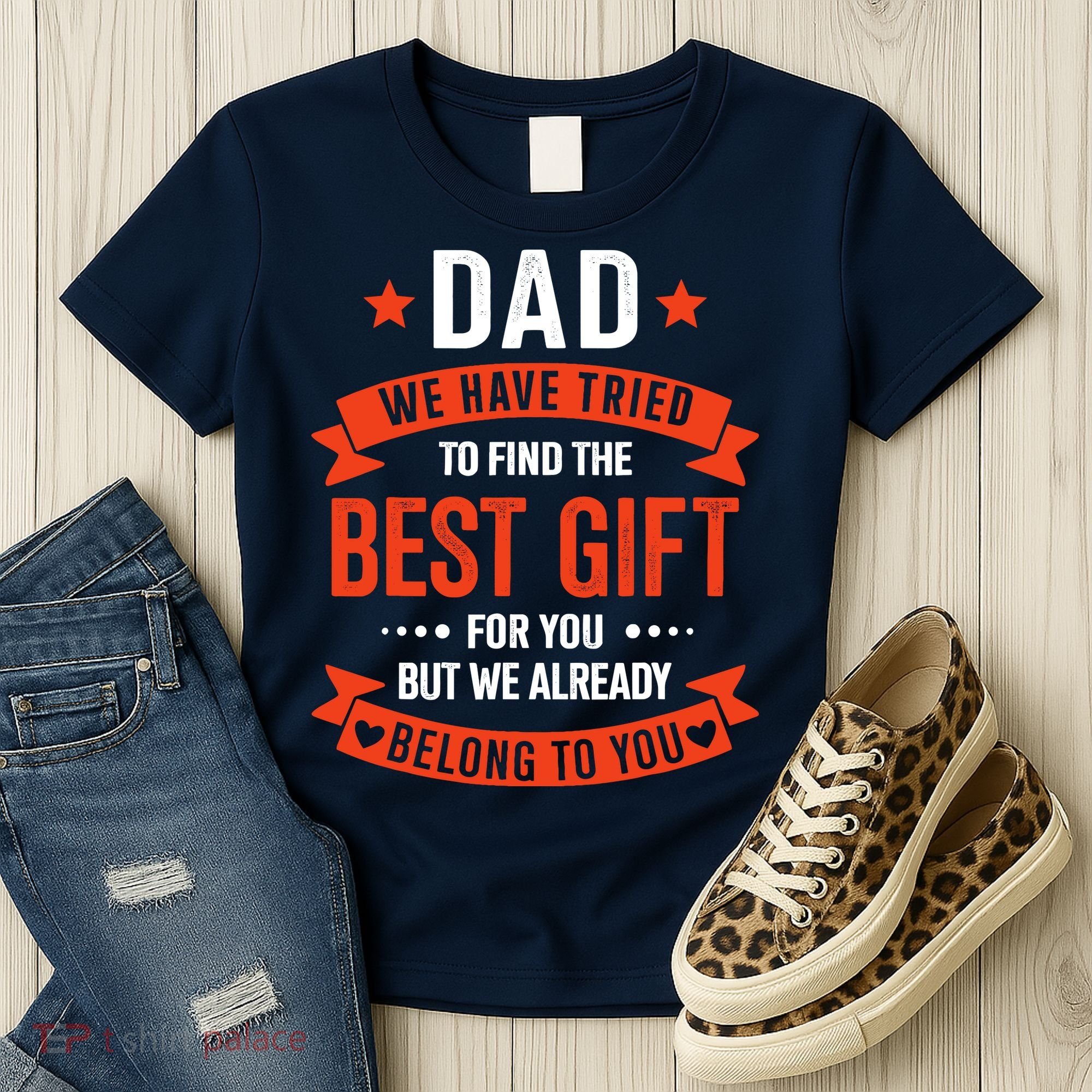 Dad Best Gift For Fathers Day Christmas Birthday Women's T-Shirt