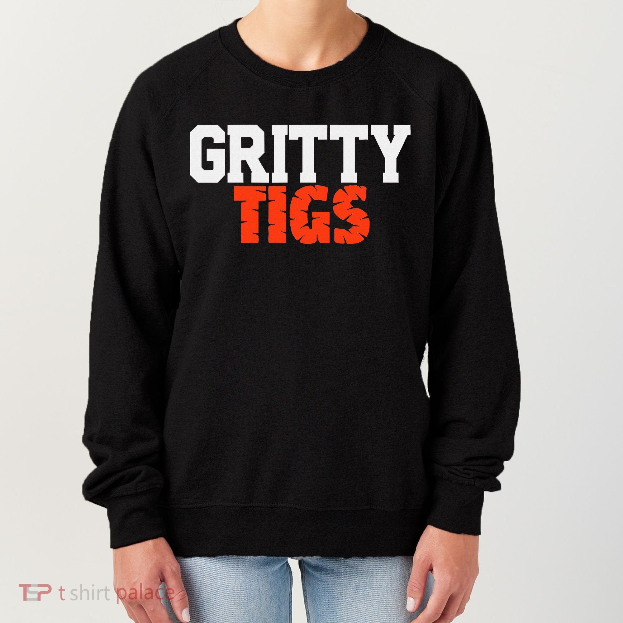 Detroit Baseball Gritty Tigs Women's Sweatshirt