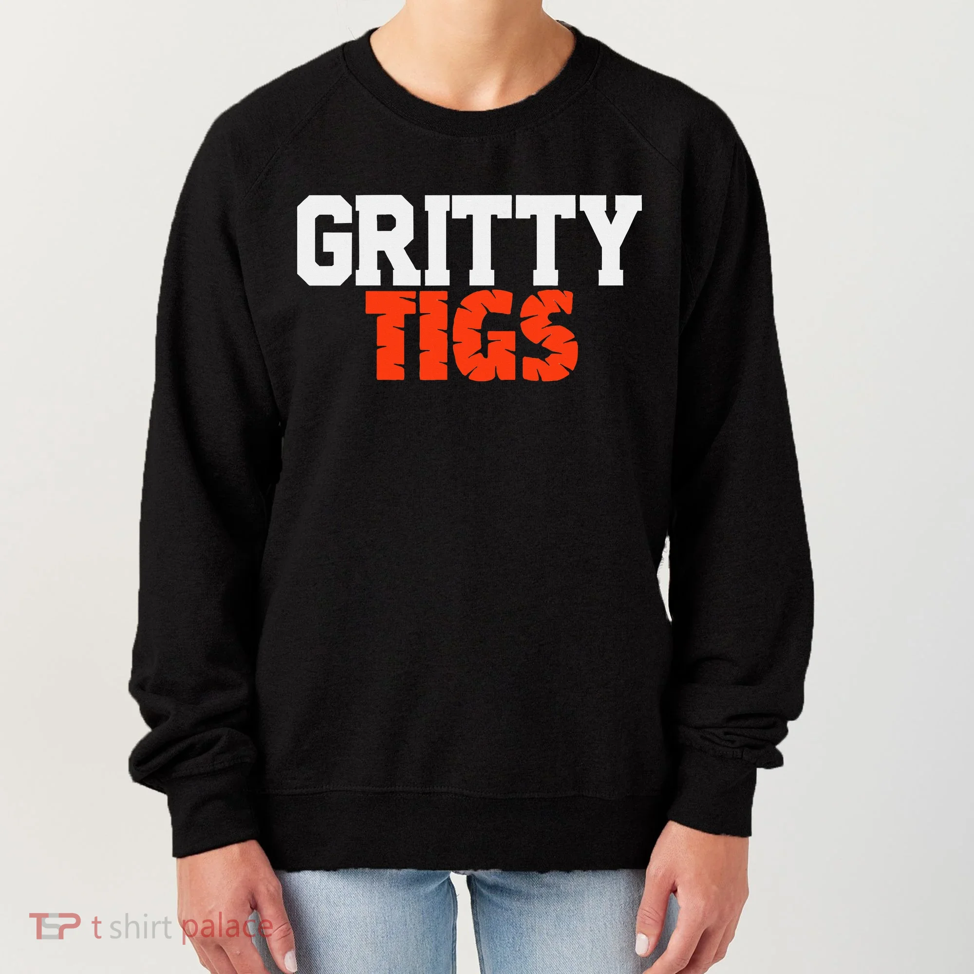 Detroit Baseball Gritty Tigs Women's Sweatshirt