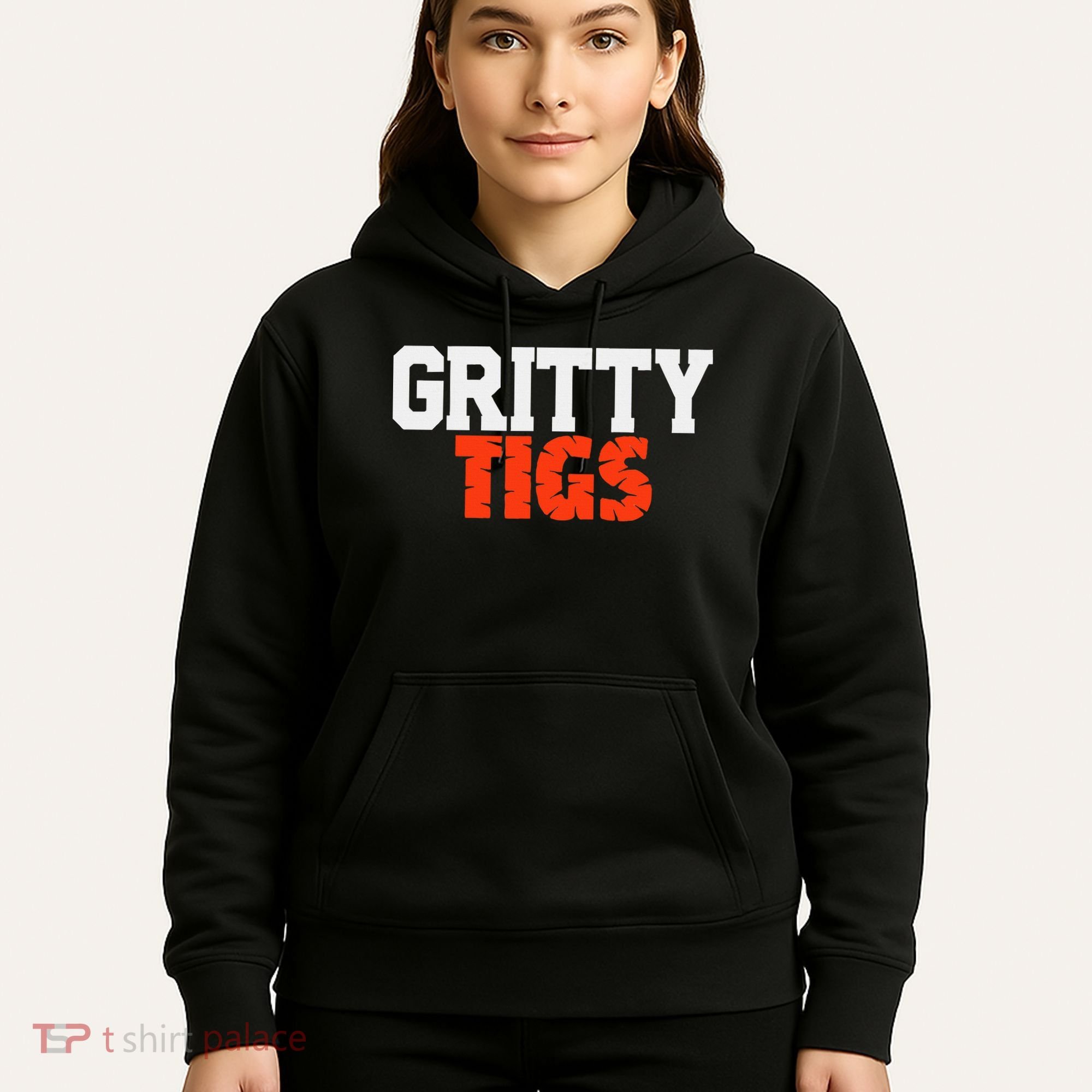 Detroit Baseball Gritty Tigs Hoodie
