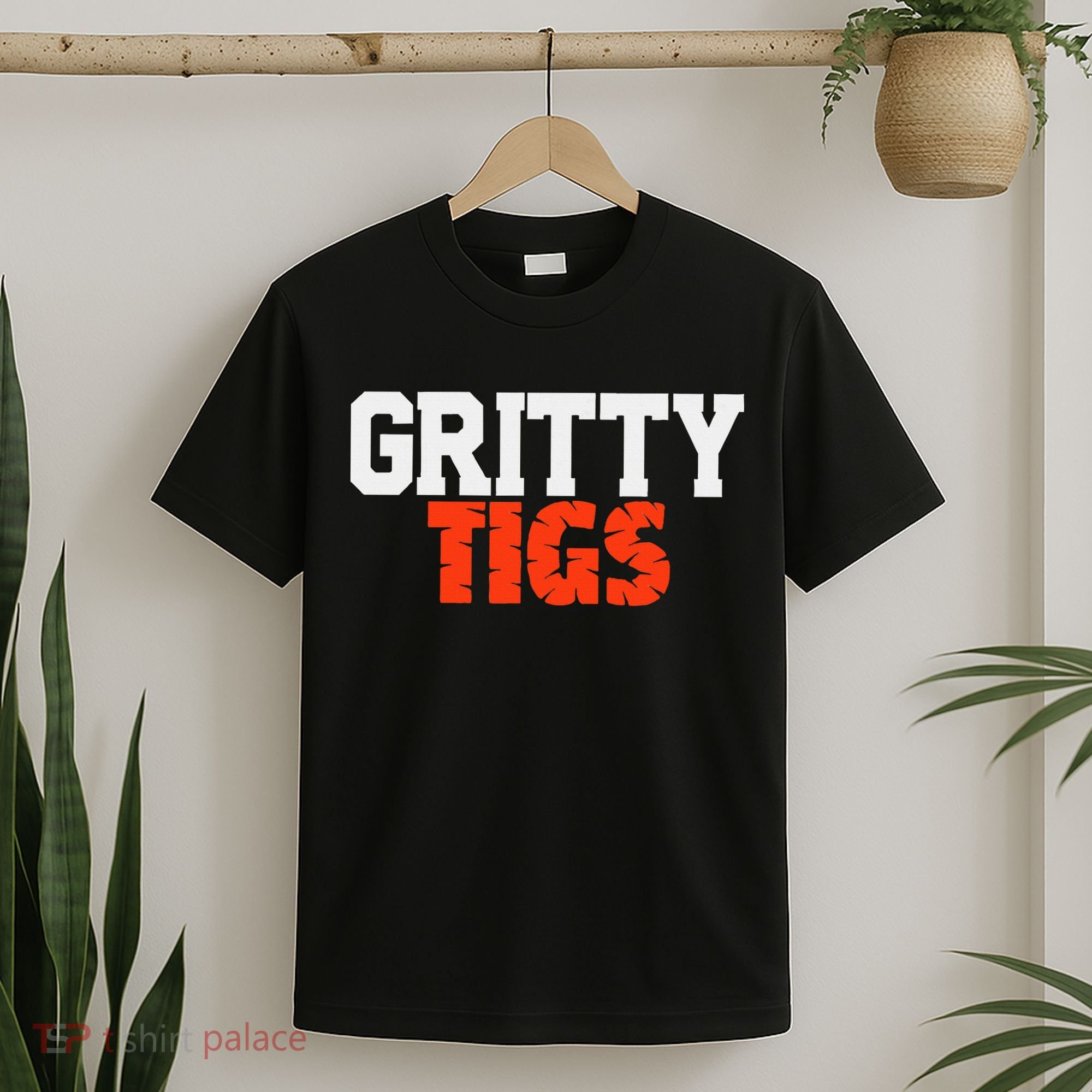 Detroit Baseball Gritty Tigs T-Shirt