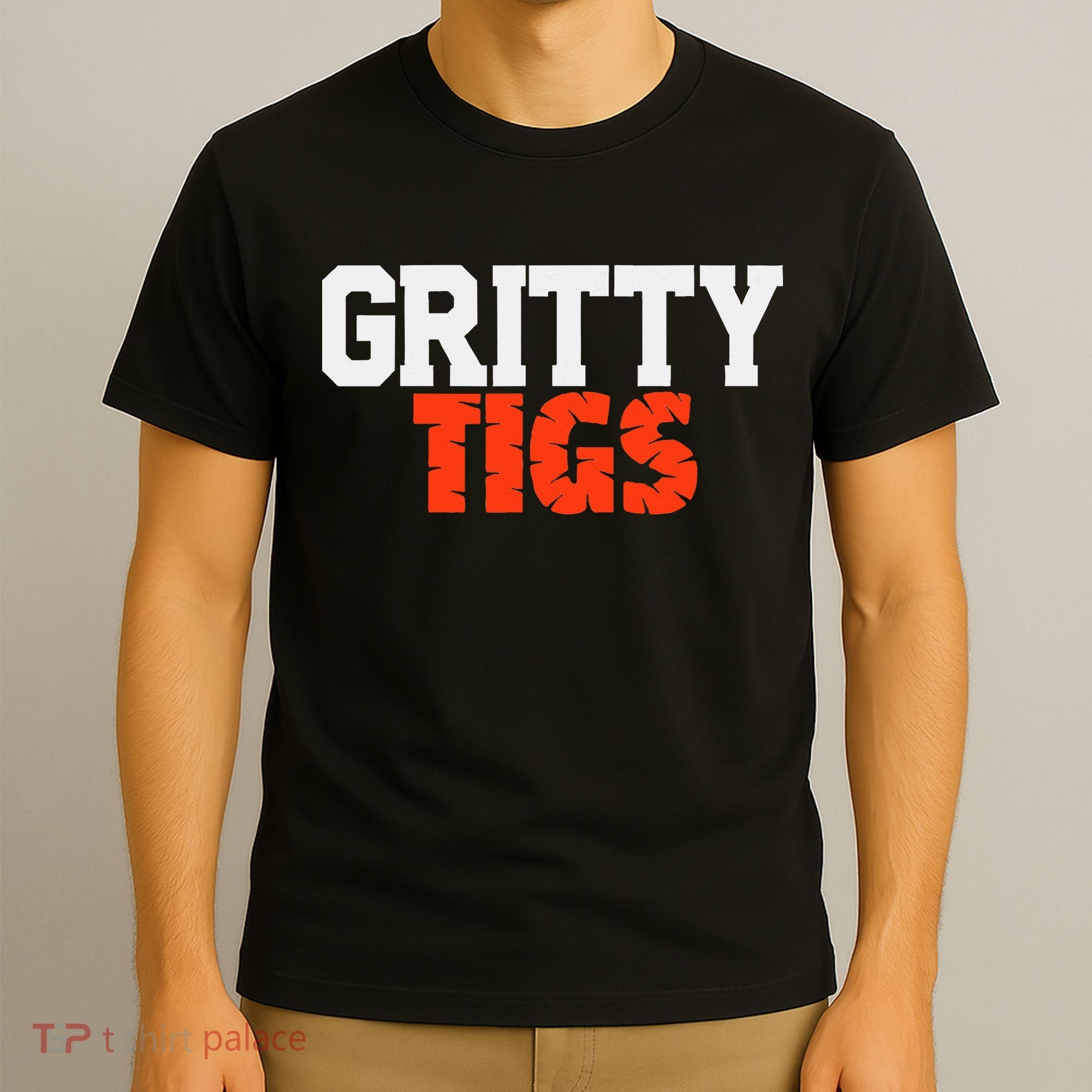 Detroit Baseball Gritty Tigs T-Shirt