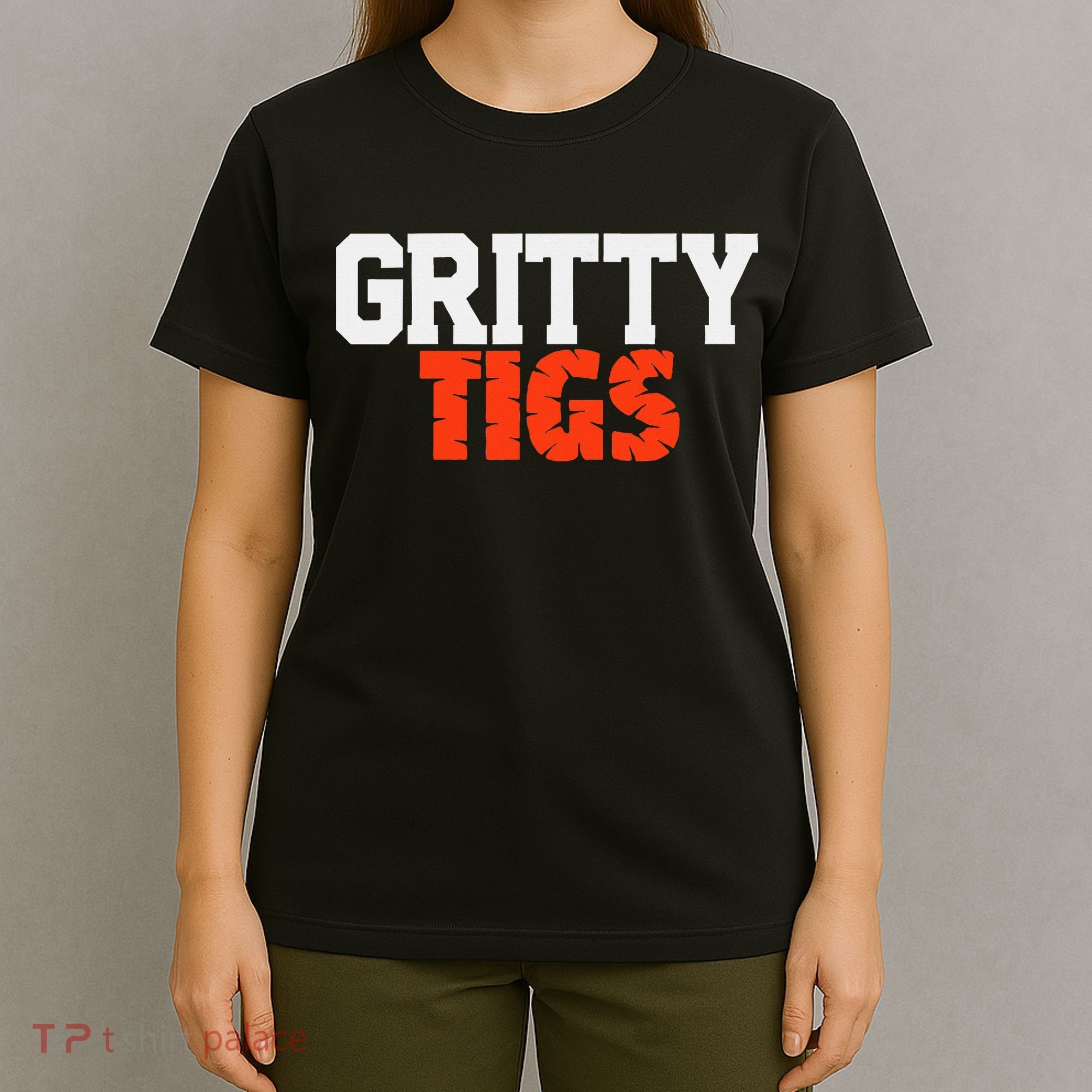 Detroit Baseball Gritty Tigs T-Shirt