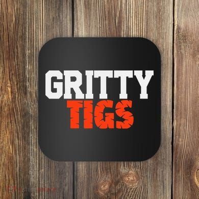 Detroit Baseball Gritty Tigs Coaster
