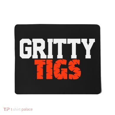Detroit Baseball Gritty Tigs Mousepad