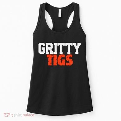 Detroit Baseball Gritty Tigs Women's Tank Top