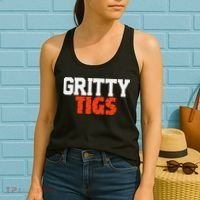 Detroit Baseball Gritty Tigs Women's Tank Top thumb 2