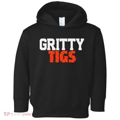 Detroit Baseball Gritty Tigs Toddler Hoodie