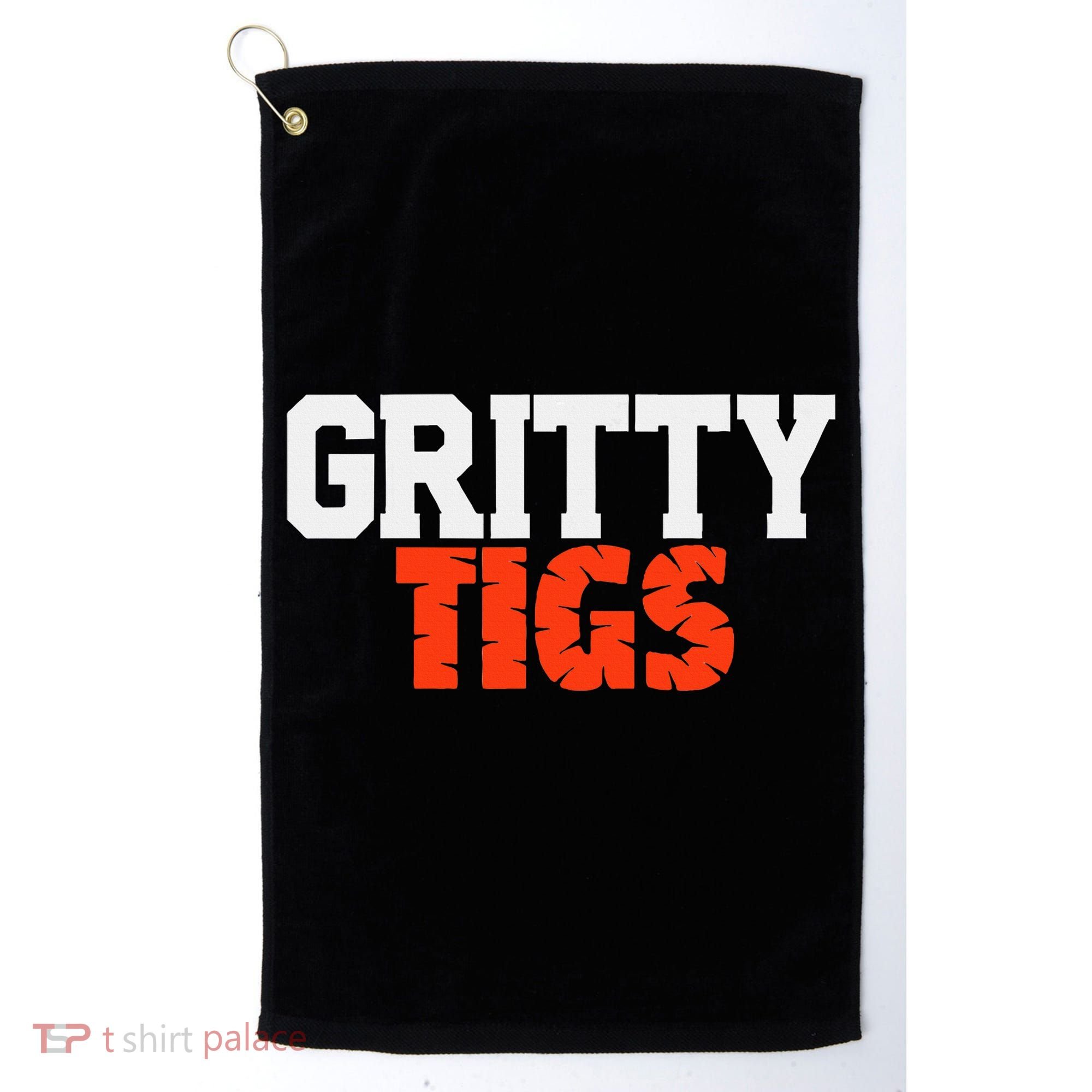 Detroit Baseball Gritty Tigs Golf Towel