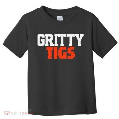 Detroit Baseball Gritty Tigs Toddler T-Shirt