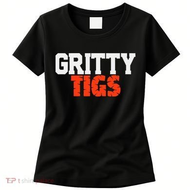 Detroit Baseball Gritty Tigs Women's T-Shirt