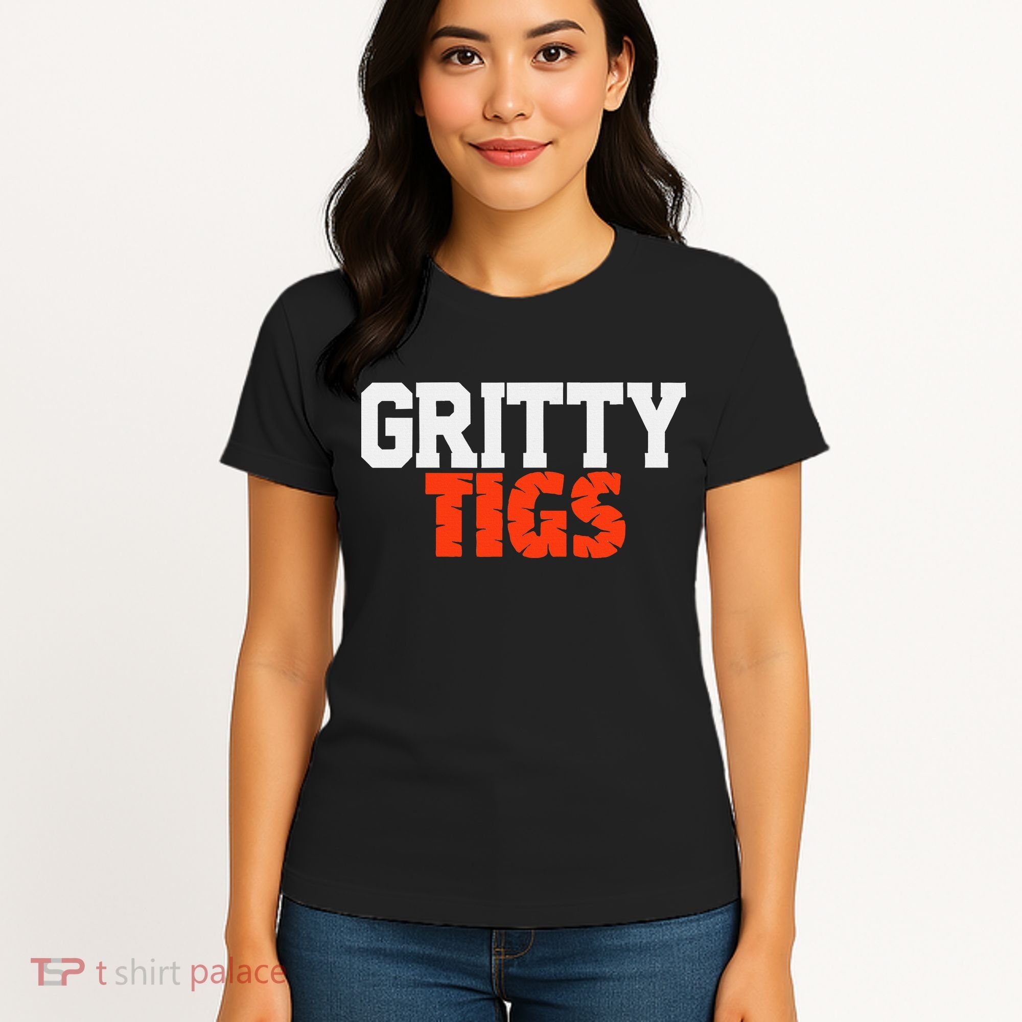 Detroit Baseball Gritty Tigs Women's T-Shirt