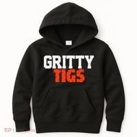 Detroit Baseball Gritty Tigs Kids Hoodie thumb 0