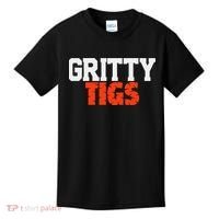 Detroit Baseball Gritty Tigs Kids T-Shirt thumb 0