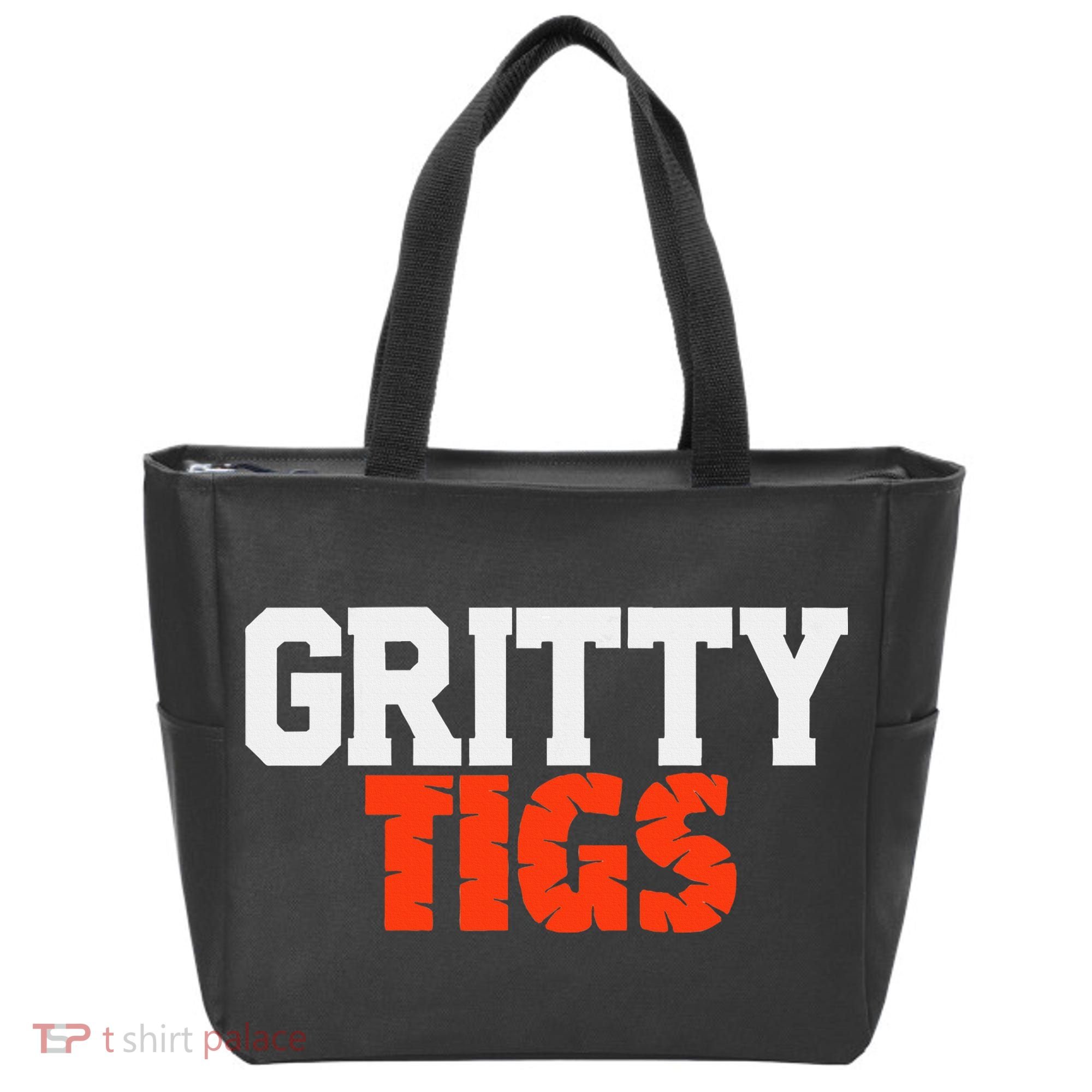 Detroit Baseball Gritty Tigs Tote Bag