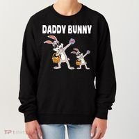 Daddy Bunny Gift Cute Matching Family Dad Easter Gift Women's Sweatshirt thumb 0