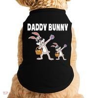 Daddy Bunny Gift Cute Matching Family Dad Easter Gift Doggie Tank thumb 0
